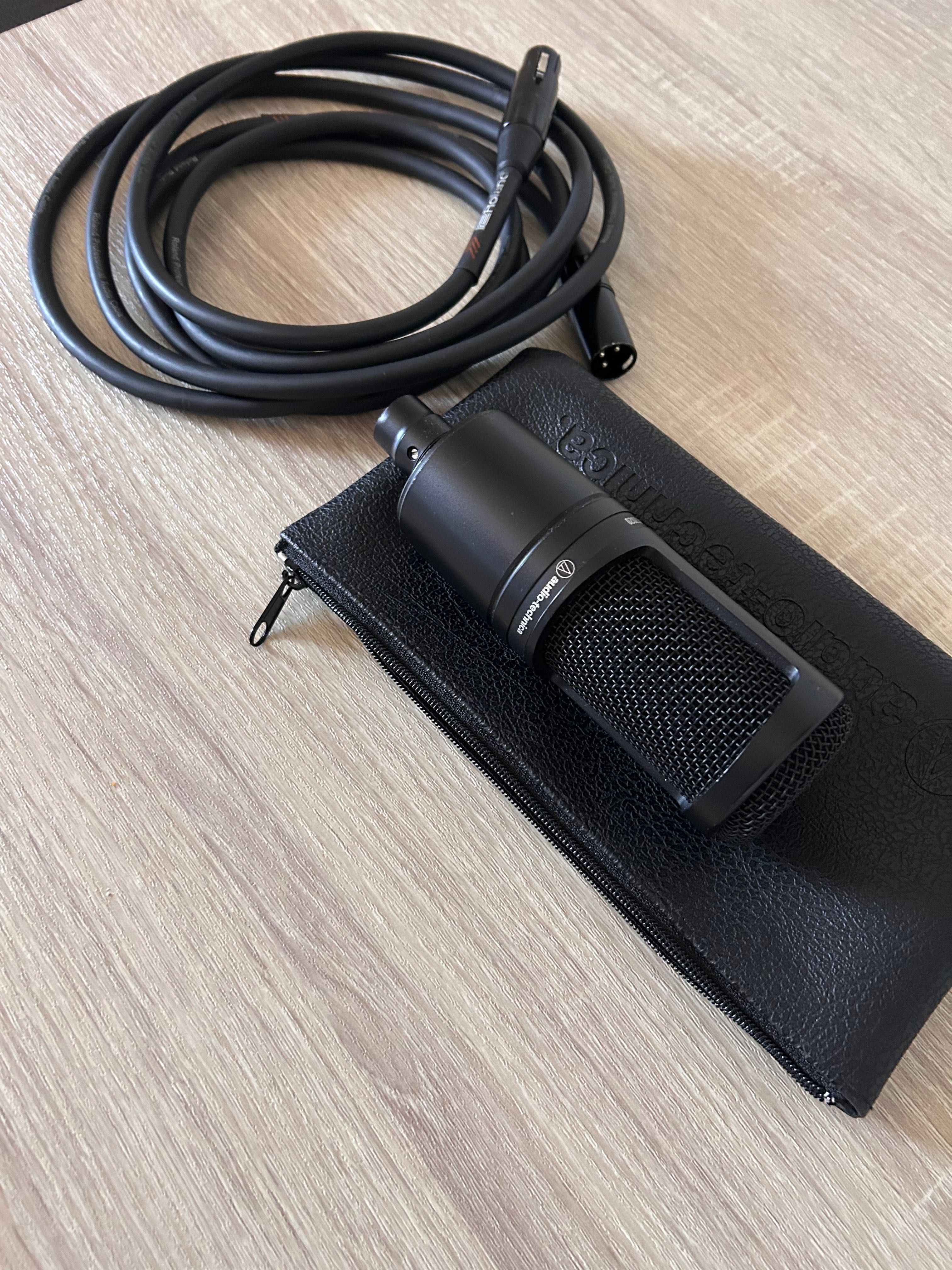 Audio-Technica AT2020 Microphone [Como Novo] [NEGOCIAVEL]