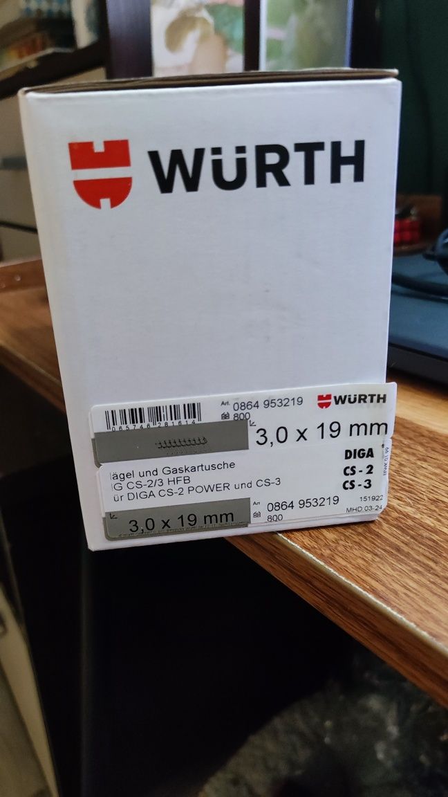 Magazynek gwoździ (3,0x19mm)NG CS-2/3 HFB/gwoździe do gwoździarki