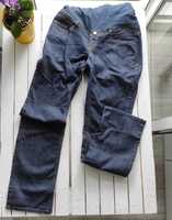 Jeansowe spodnie ciążowe niebieskie r. 36 długie H&M Reserved