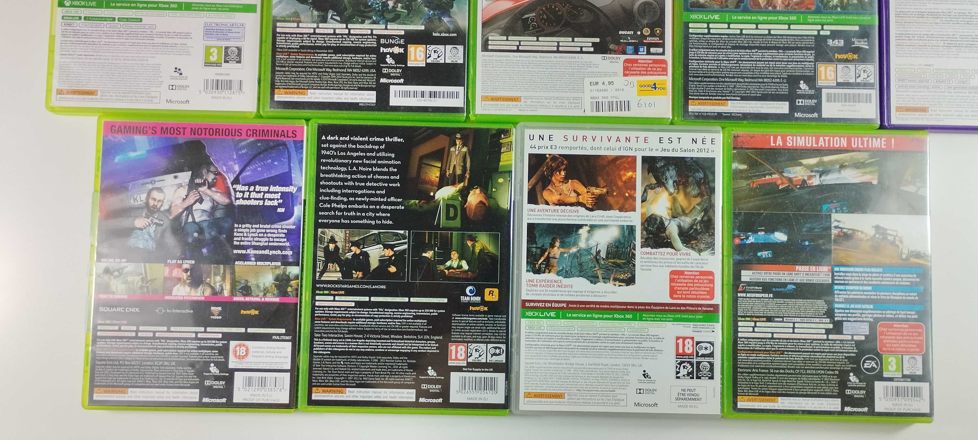 Lote 14 Jogos Xbox 360 - Vários Títulos