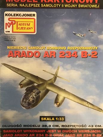 Model Kartonowy Arado AR 234 B-2