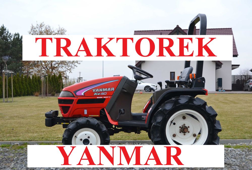 Yanmar ke50 ( kubota iseki ) traktorek traktor minitraktorek
