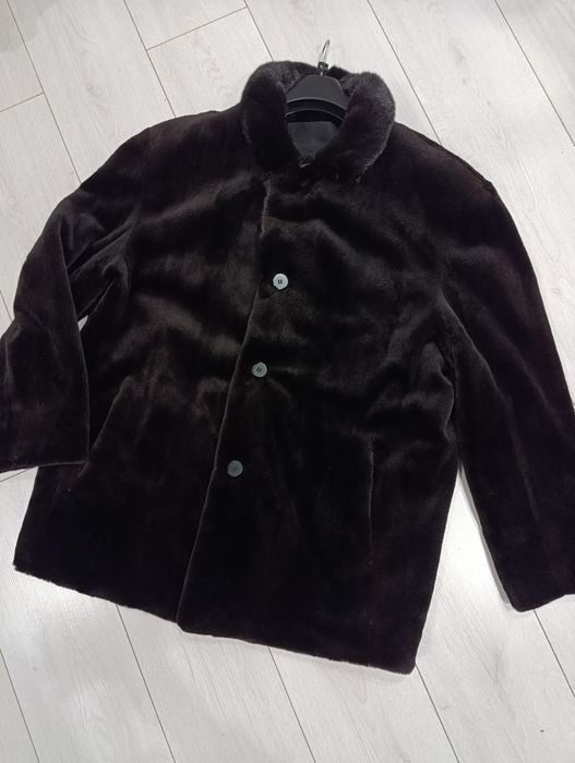 Чоловіча норкова шуба, шубка. Великий розмір. 80 см