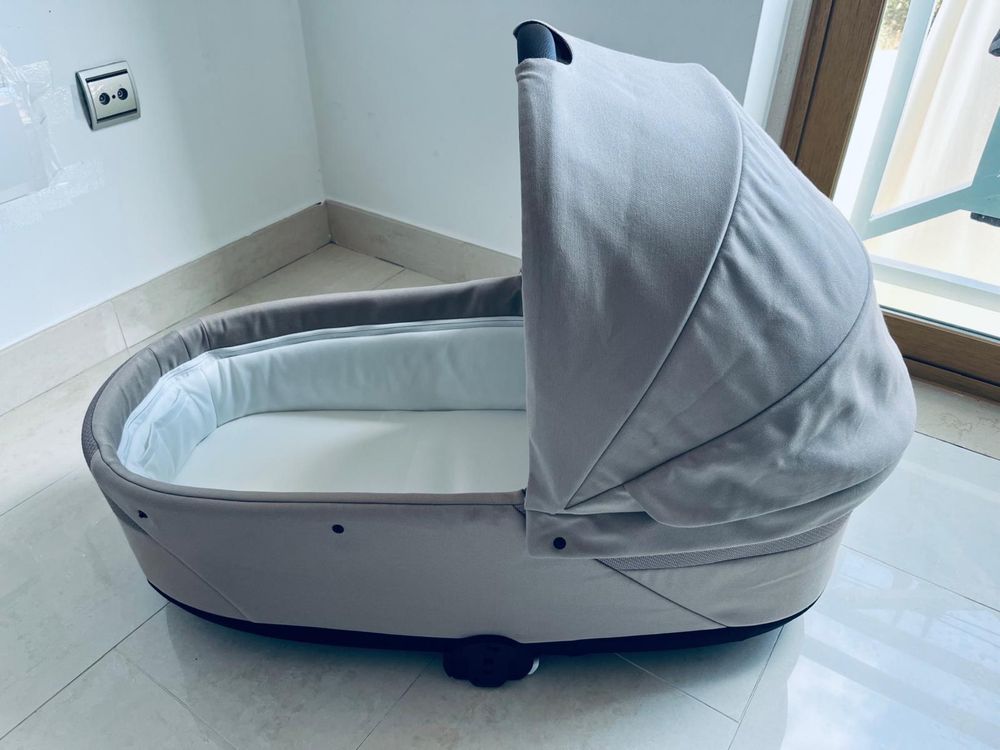 Alcofa Cybex S Lux Cozy Beige - Excelente Estado- Entrega em Cascais