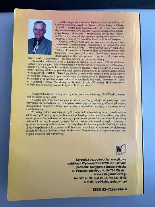 Książka Navstar GPS Od teorii do praktyki - Jacek Lamparski