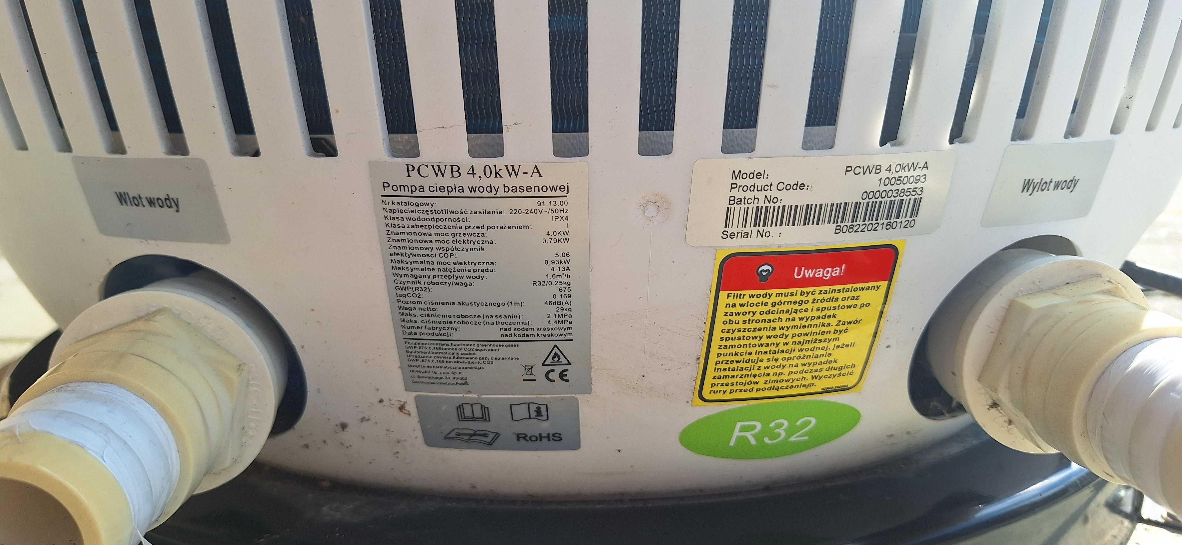 Pompa ciepła Hewalex Pingwin 4 kW