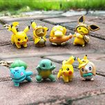 Набор фигурок Покемон Пикачу 8 шт 4 см Pikachu Сквиртл Бульбазавр