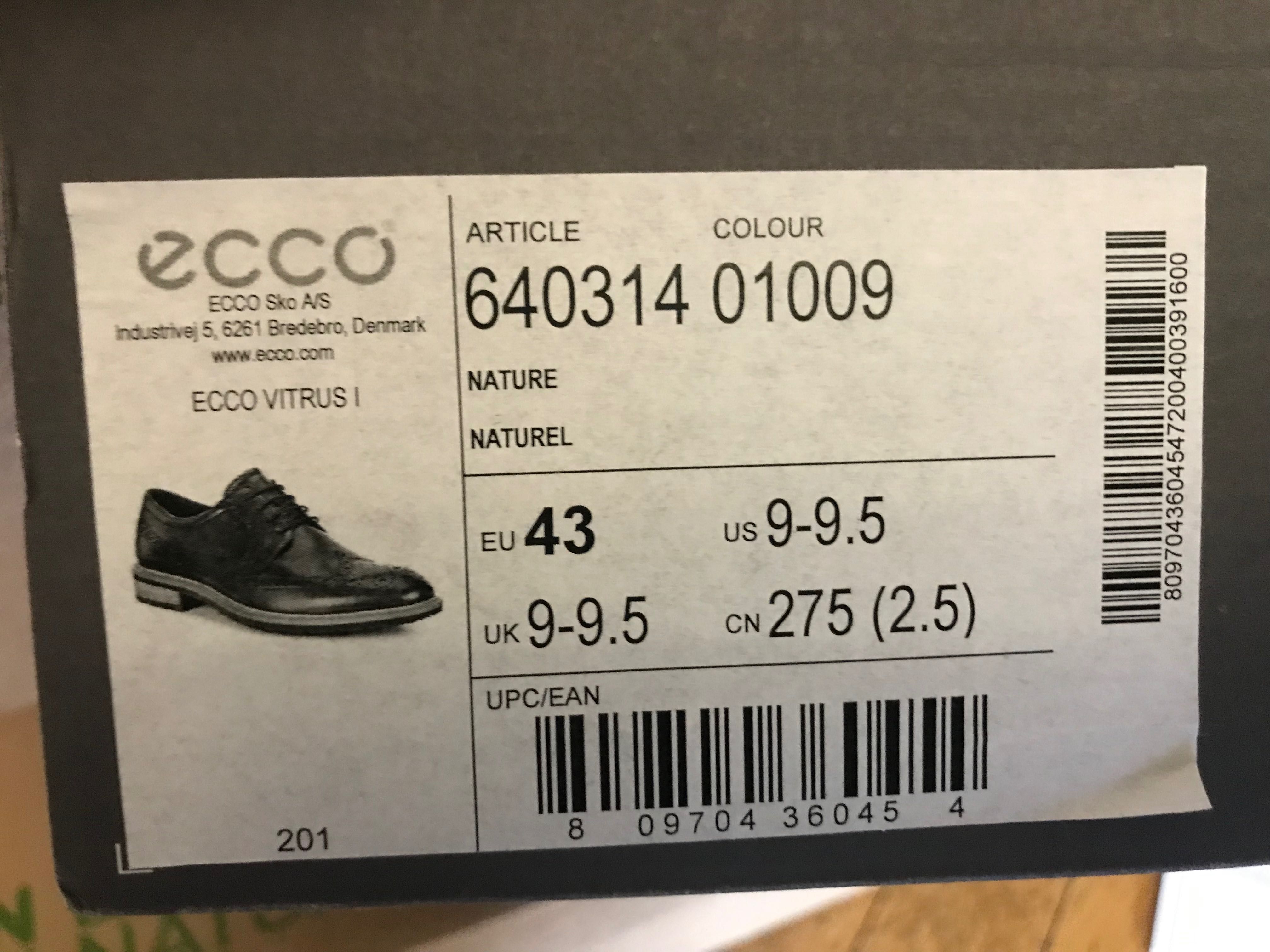 Продам шикарні туфлі оксфорди ECCO.Дороге виконання.