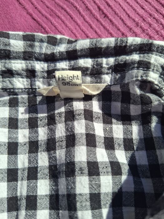 River Island 92 98 lato koszulka dziewczynka kratka