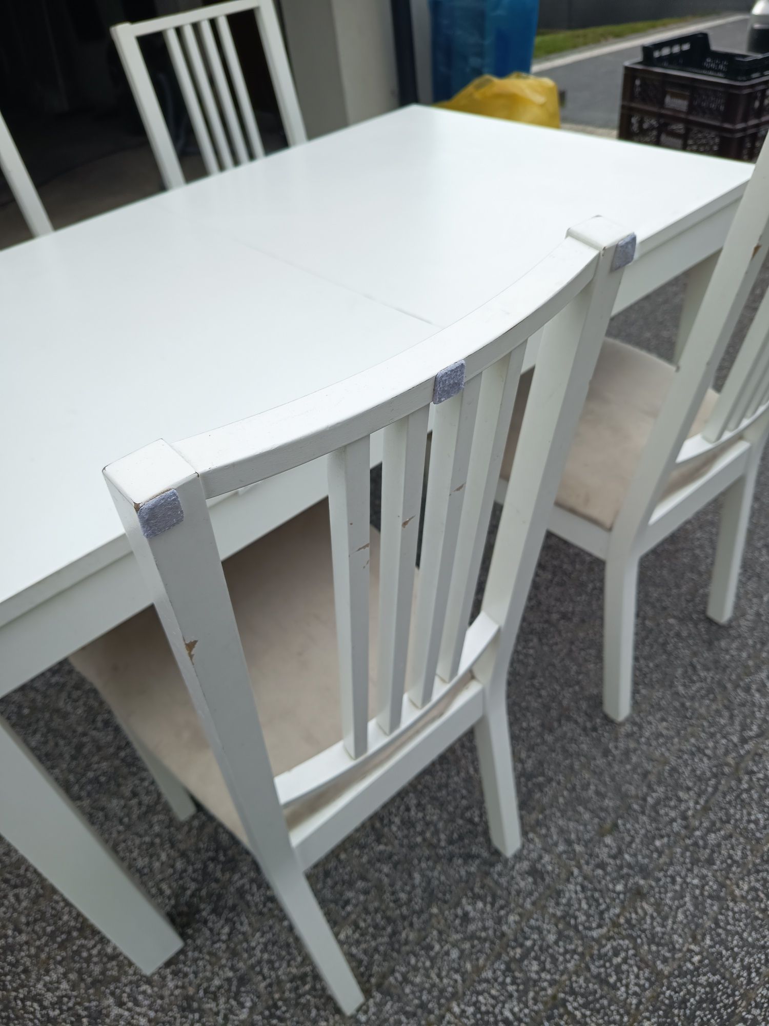 Stól IKEA Bjursta 140/84 plus cztery krzesła Börje