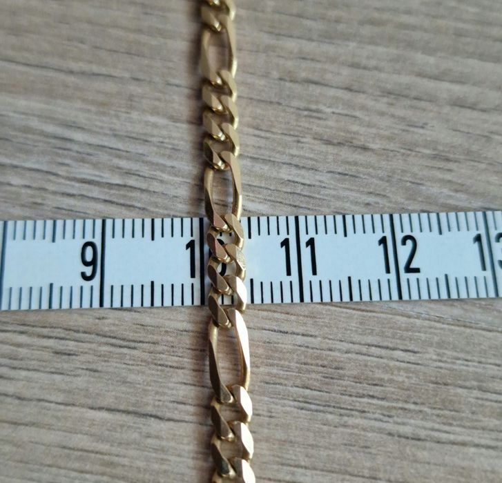 Fio em Ouro com Cruz Malha 3+1 / 19.2 Quilates