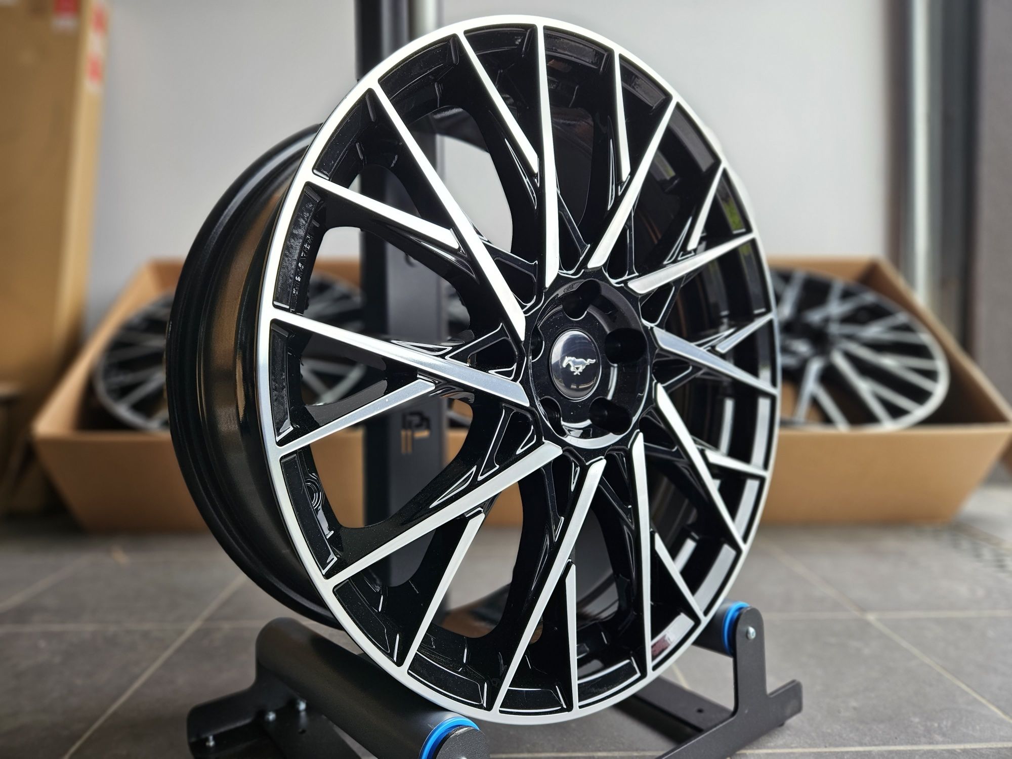 Mustang Mach-E 20 " Nowe 5x108 Ford Mach E Felgi Czarne Alufelgi