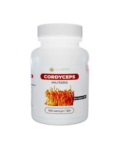 Кордіцепс (Cordyceps militaris) екстракт 10:1 - 100 капсул/50г