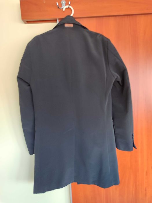 Elegancki płaszcz męski taliowany wiosna jesień Philip Luis