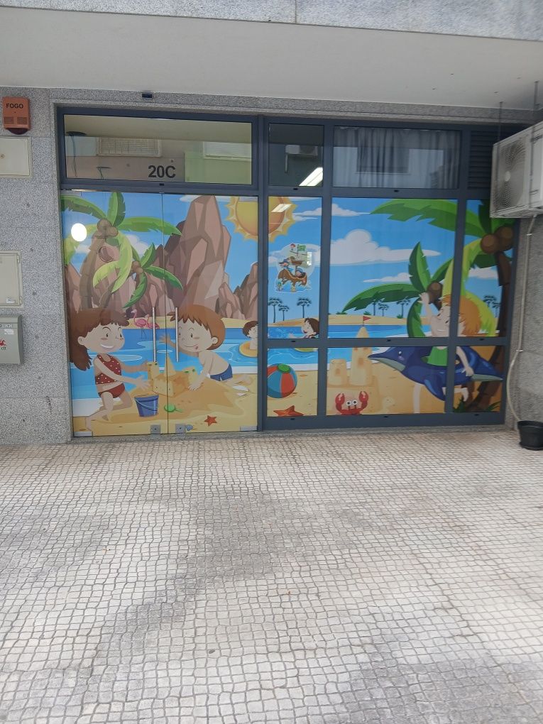 Aplicação de vinil