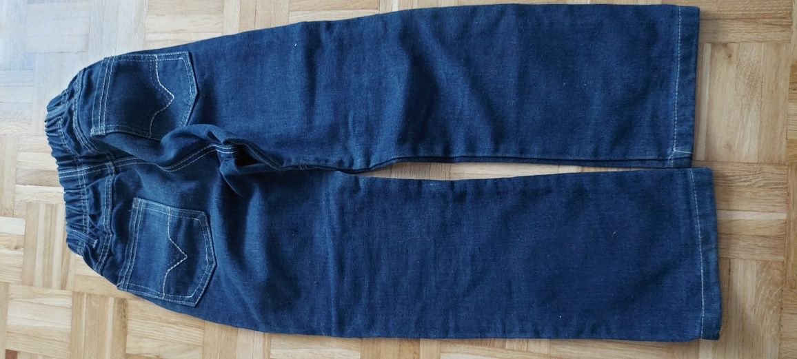 Spodnie jeansy chłopięce roz 122/128