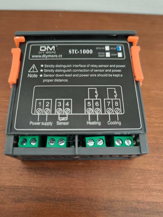 Controlador digital de temperatura Diymore STC-1000 DC 12V + DS18B20