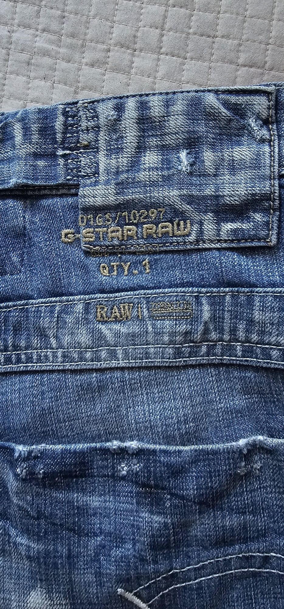 Jeansy niski Stan dzwony G-Star Raw retro Vintage y2k 90s 00s grunge