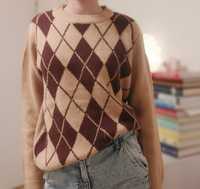 Sweter w romby 146/152