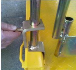 Plataforma para Varanda para 1500 kg com varandins rebatíveis. AP28