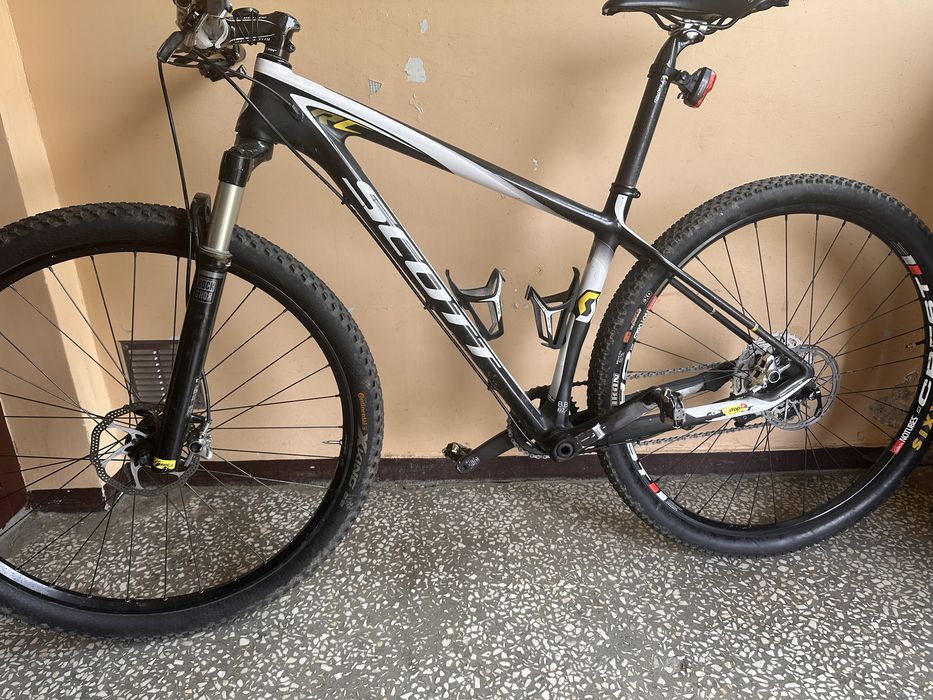 Rower MTB SCOTT pełny carbon  + trenażer Tacx Boost