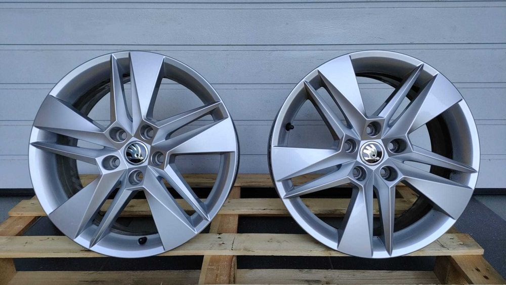 2 sztuki felgi aluminiowe 17'' 5x112 ET41 Skoda Superb III Vw (OL561F)