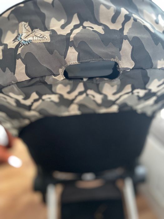 Wózek niemowlęcy dziecięcy cybex priam manhatan grey spacerówka