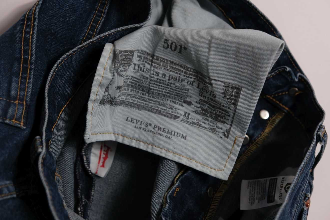 Levi's 501, nowe szorty jeansowe, W32