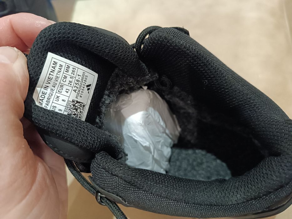 Зимові чіоловічі кросівки Adidas Terrex AX4 (Хутро -21*)