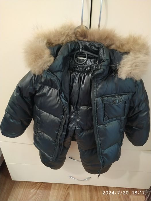 Пуховик детский зимний