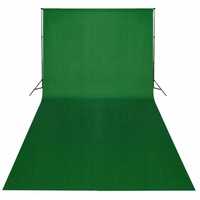 Materiałowe tło fotograficzne 3x3m green screen