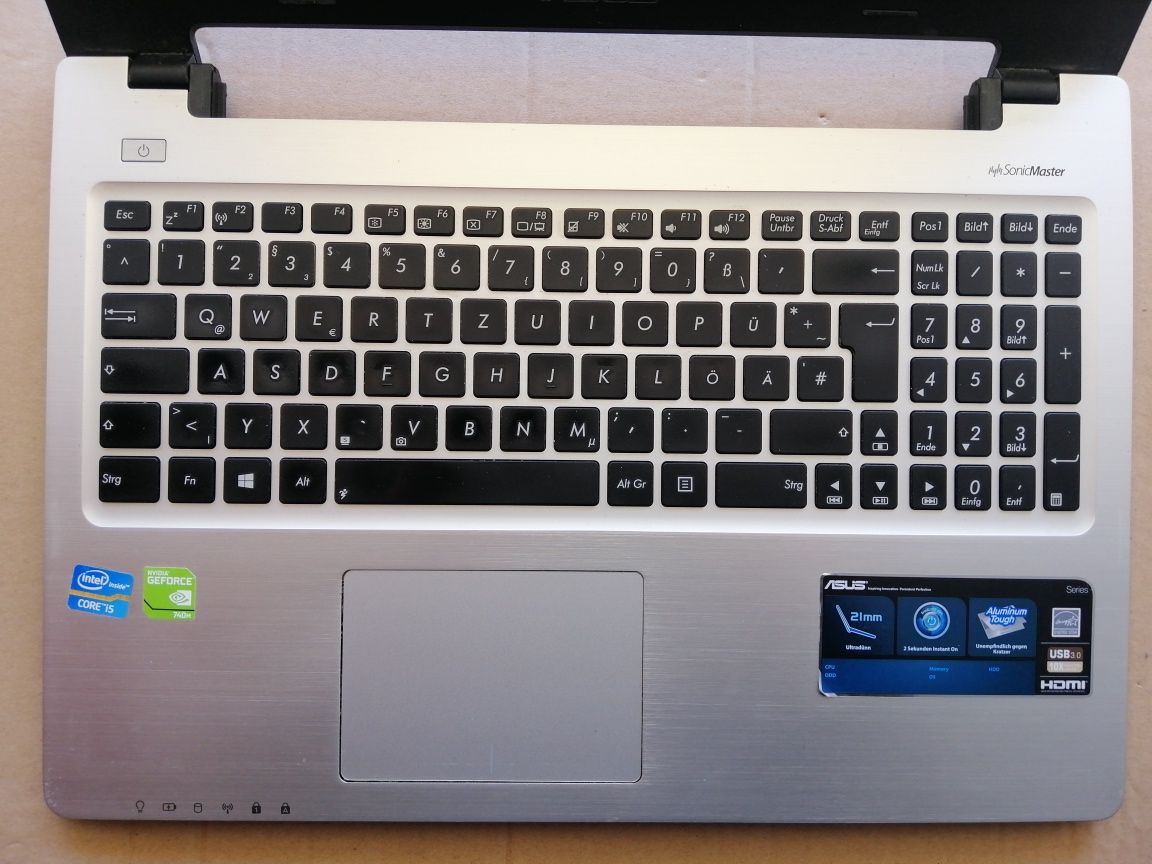 ASUS R550CB ноутбук з Європи, ASUS X54C  ,по запчастинах.