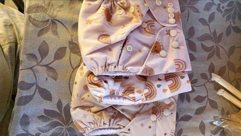 3 Fraldas reutilizáveis 3kg-20kg NOVAS (retiradas do saco para fotos)