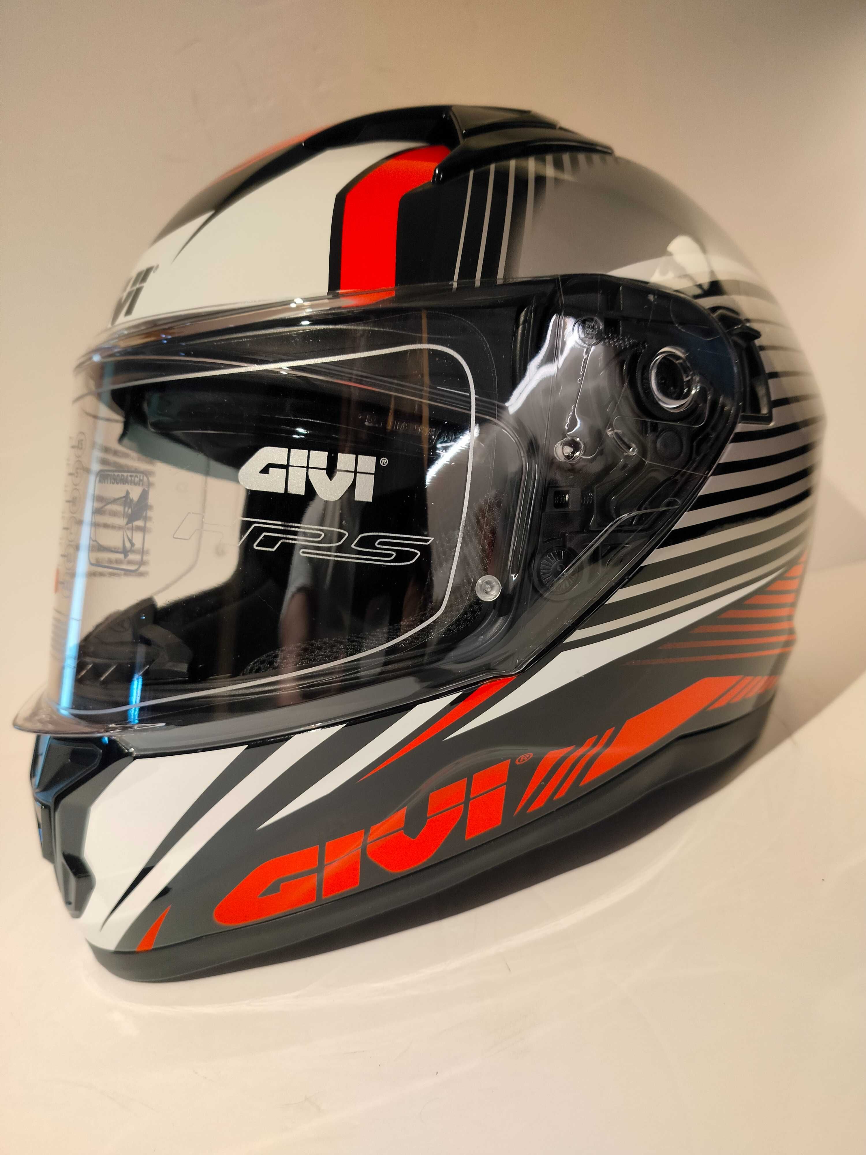 Capacete Givi dupla viseira mota scooter novo