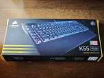 Teclado Gaming Corsair K55 RGB - Como Novo