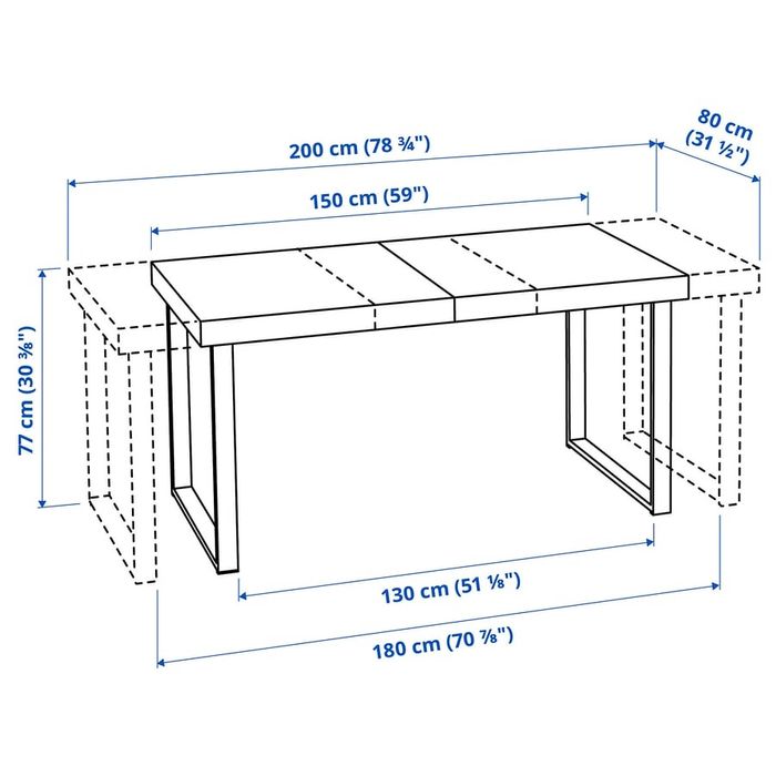 Stół loftowy Ikea TARSELE.