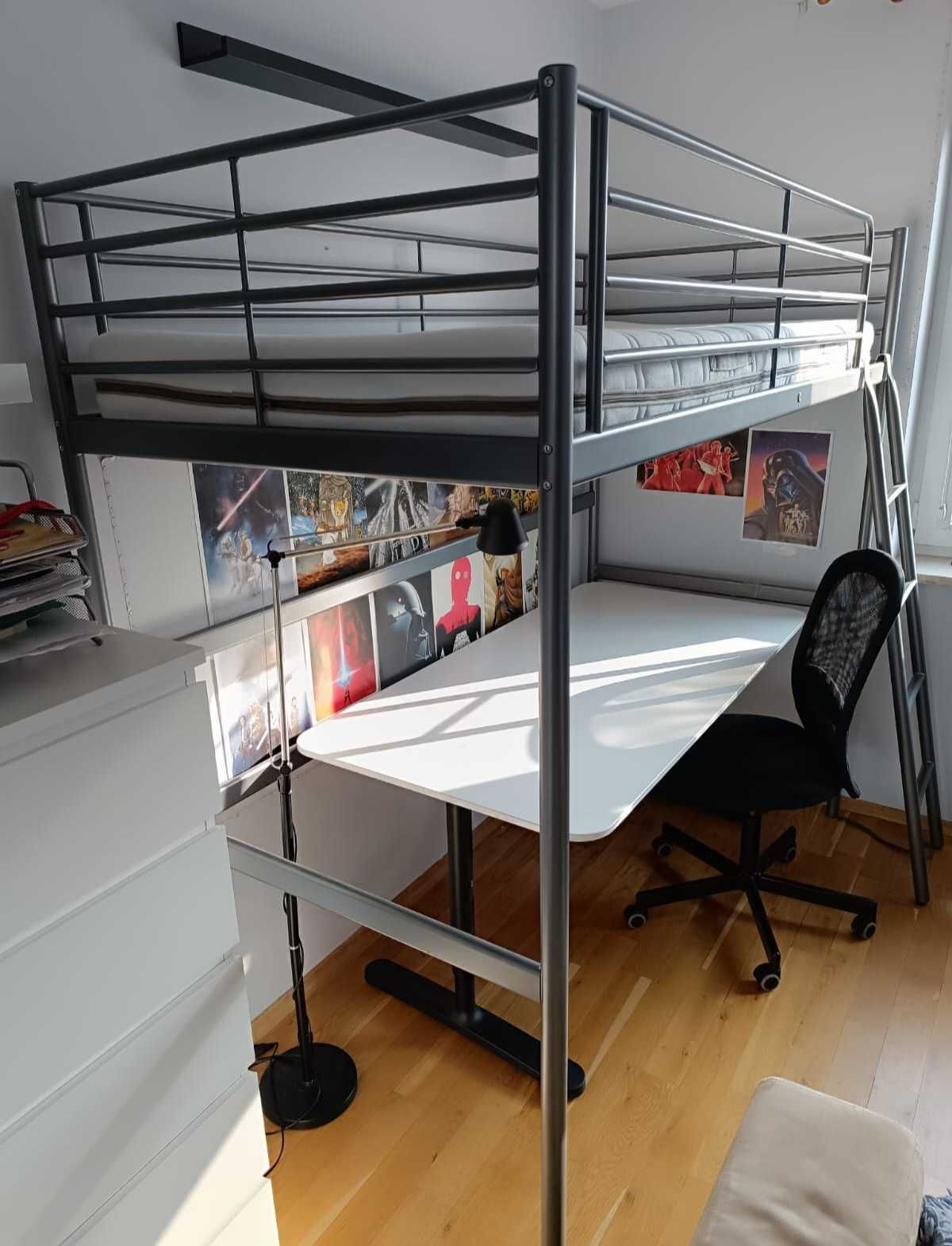 Łóżko piętrowe Ikea (i) materac 90x200