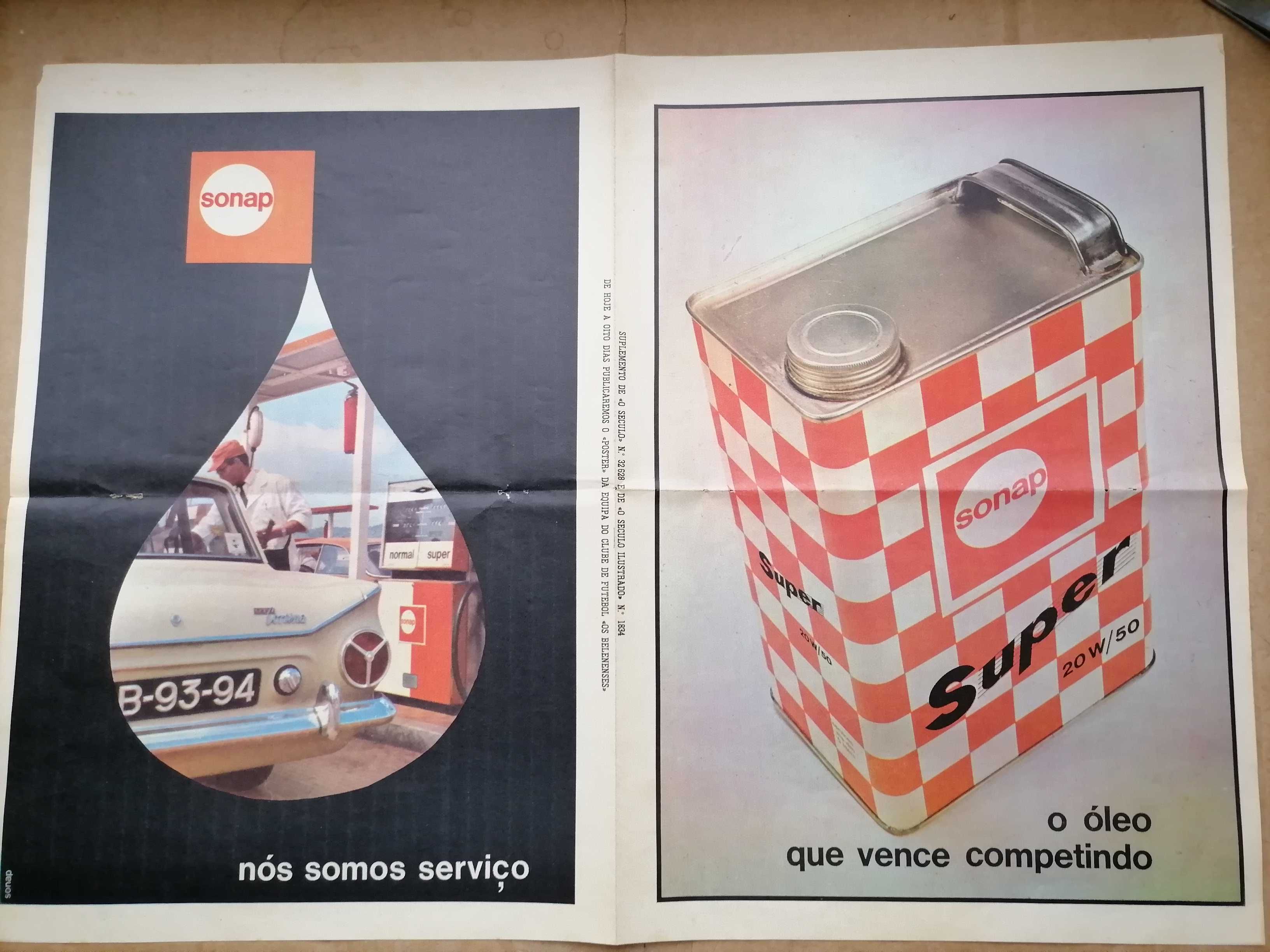 Separata - BENFICA/Eusébio Campeão Nacional 1971/72 O Século