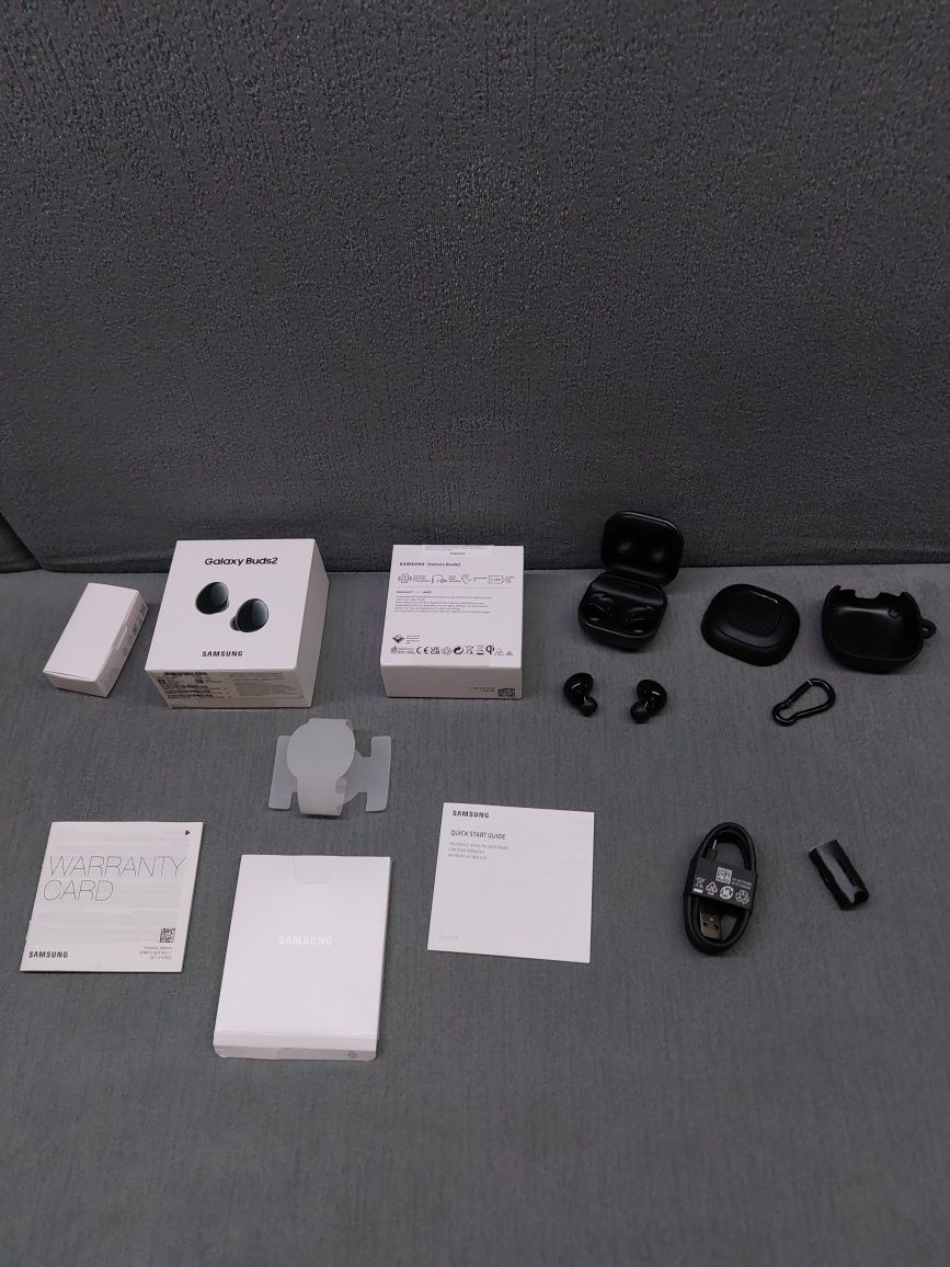 Słuchawki TWS Samsung Galaxy Buds 2 Onyx SM-R177 + Spigen Rugged Armor