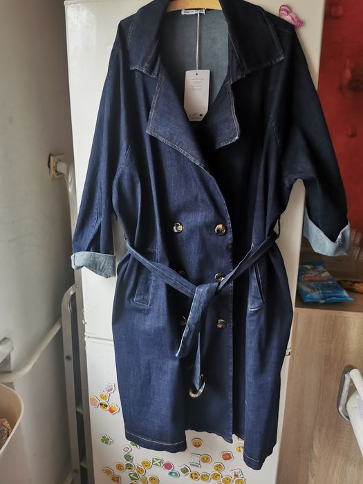 Płaszcz damski jeans