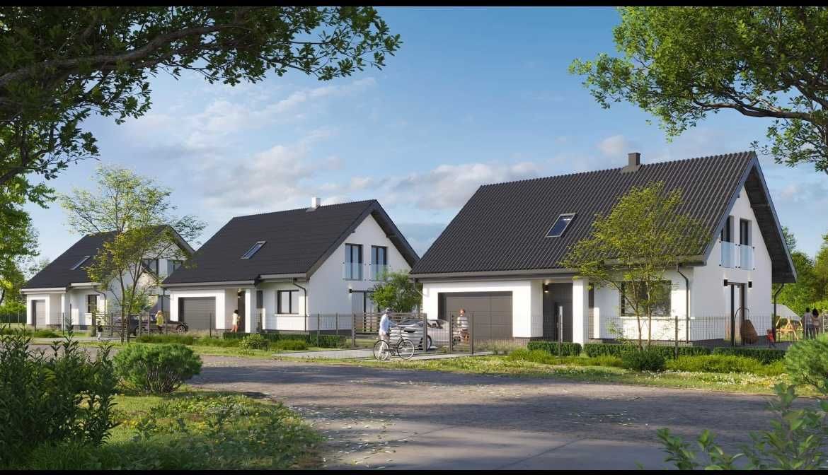 Dom wolnostojący  Nowa wioska projekt (Darlena wok1071)
