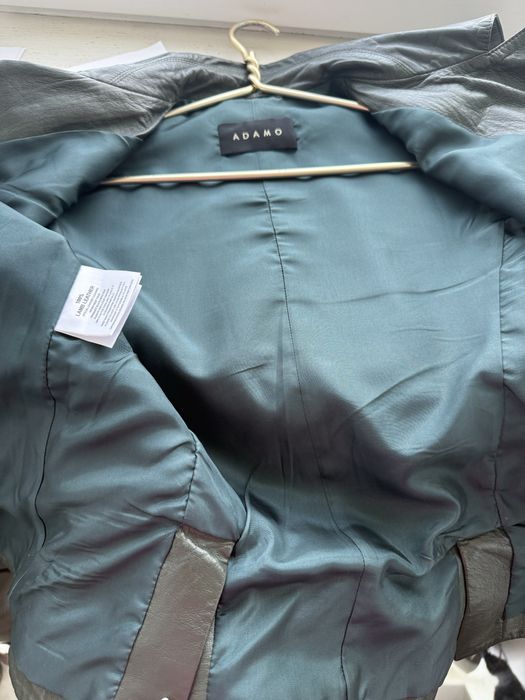 Куртка-пиджак, Adamo, кожа, Италия, размер 38