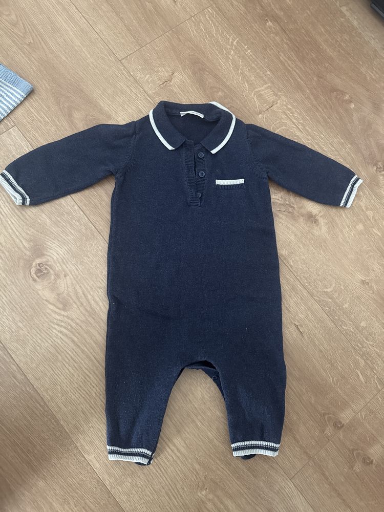 Pajacyk z dzianiny Next Baby rozmiar 68