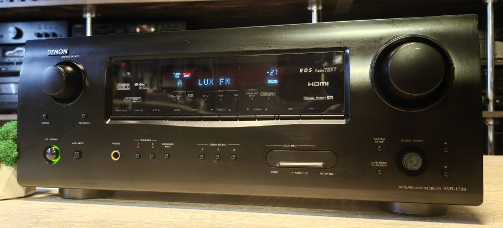 Ресивер Denon AVR-1708/7.1/HDMI/Optical/6Ω