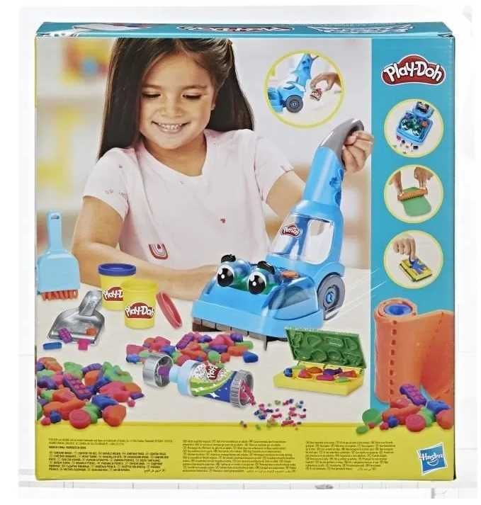 PLAY DOH Ciastolina Wesoły Odkurzacz + Zestaw Srzątający 3+