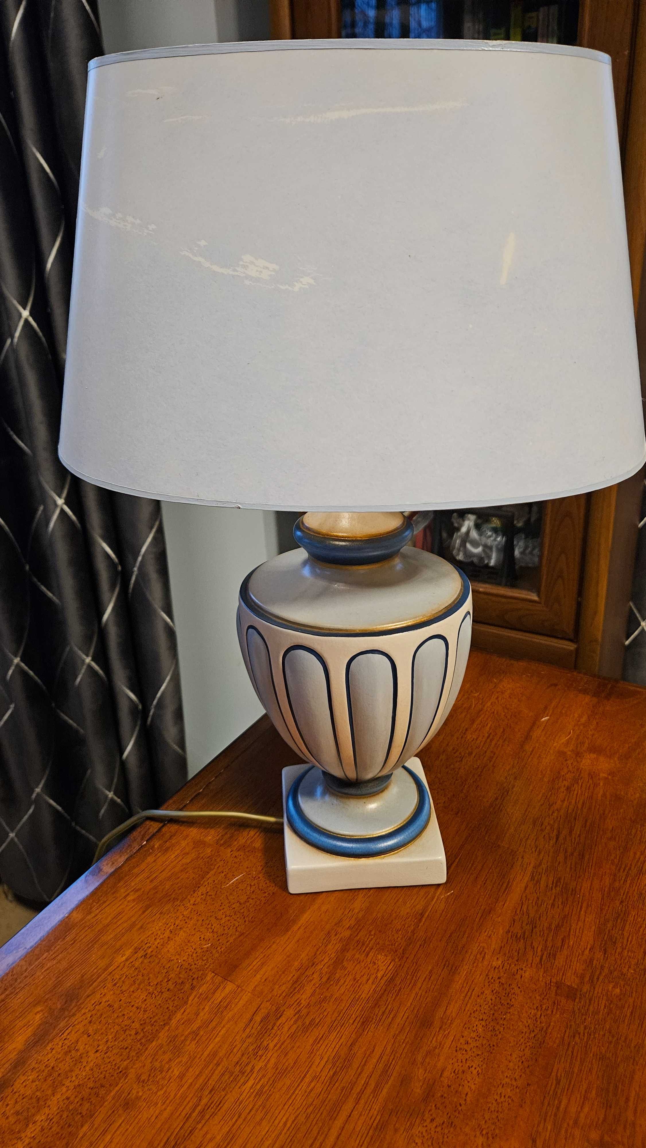 Lampka stołowa ceramiczna vintage