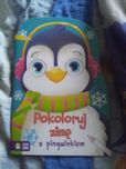 Pokoloruj zimę z pingwinkiem
