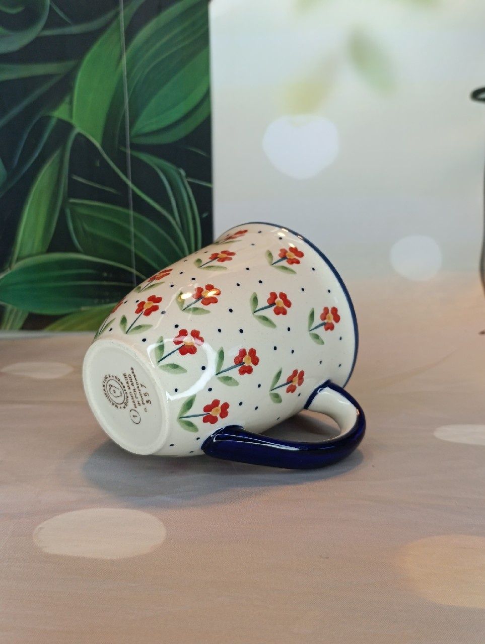 Kubek ceramiczny Mars Bolesławiec 500ml ceramika Bolesławiec