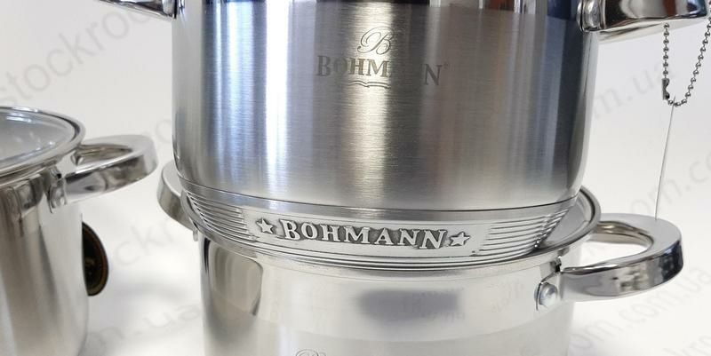 Набір посуду Bohmann набор кастрюль нержавейка