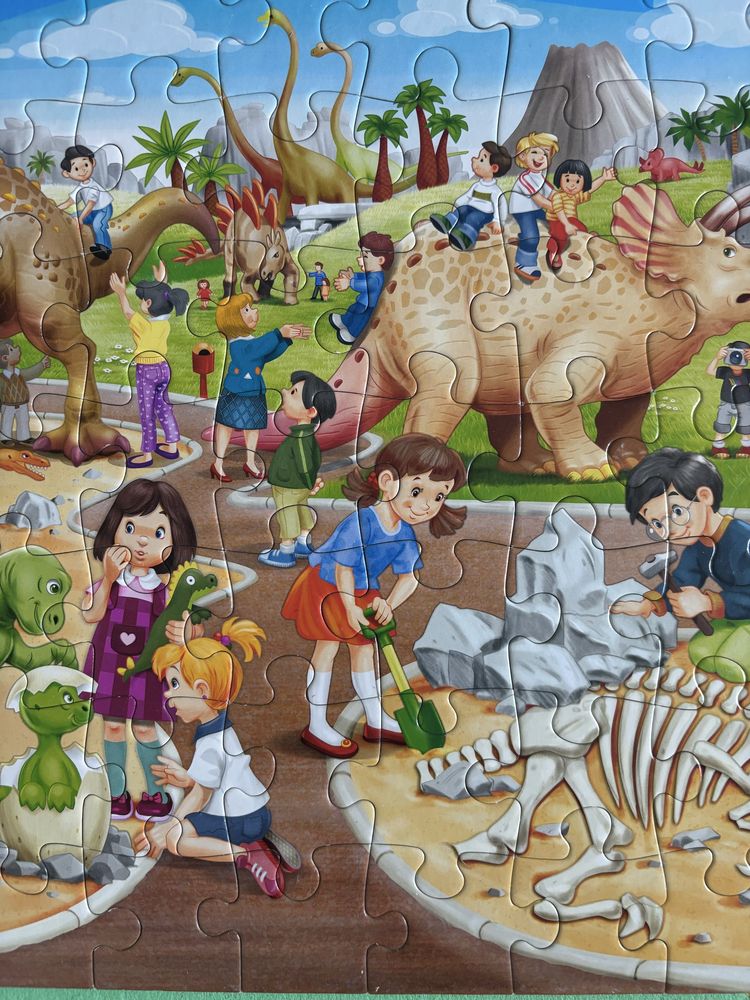 Puzzle dinozaury 70 elementów castorland